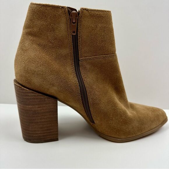 Nine West Camel Suede Kirby Ankle Boot, 9.5 - Picture 5 of 8